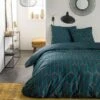 TODAY Parure De Lit SUNSHINE 5.36 - 2 Personnes - 240 X 260 Cm Coton - Imprimé Vert Graphique TODAY